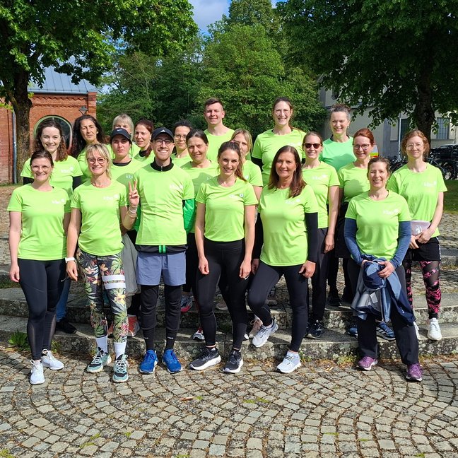 Gruppenbild der kbo-DAK-LäuferInnen